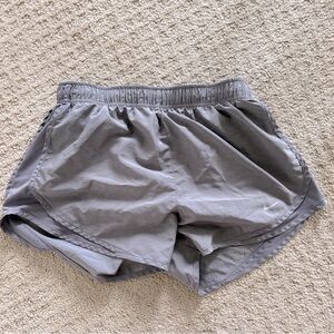 Nike Dri-fit Women's Gray Athletic Shorts size medium